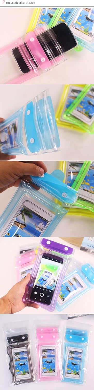 Universal Cell Phone Floating Waterproof Bumper Dry Bag in Random Colours