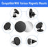 Bewudy 14pcs Metal Plates for Magnetic Mount, Round Magnet for Phone Case, Round Mobile Phone Metal Plate Mini Adhesive