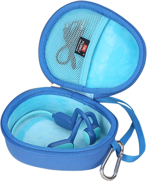 Hard Carrying Case Compatible with Mehomeli Kids Bluetooth 5.2 Air Conduction Open Ear Headphones