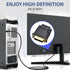 DVI to HDMI Adapter, Bidirectional DVI (DVI-D) to HDMI, Male to Female, 2-Pack, Gold-Plated for Computer, Projector