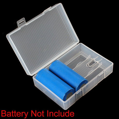 OriGlam Hard Plastic Battery Organizer, Storage Case for 4 x 26650 Batteries