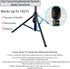 Fugetek 51" Professional Selfie Stick Tripod, Lightweight Aluminum Stick & Legs, Detachable Bluetooth Remote, Black