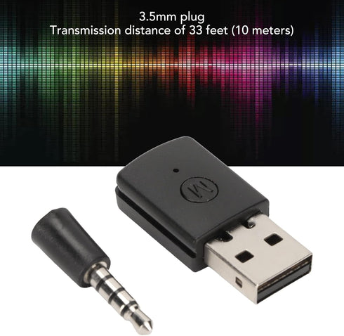 Mini Bluetooth Dongle Adapter, Receiver Transmitter for Switch PC, Plug and Play, Supports Bluetooth 5.1