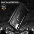 Dexnor iPhone 11 Case, Heavy Duty Military Grade Protection with Built-in Screen Protector and Kickstand, 6.1 inch