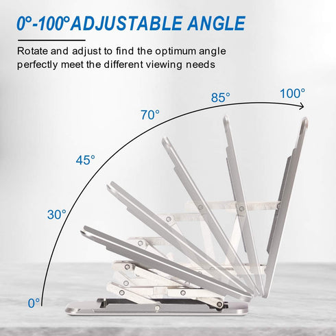DWTB Phone Kickstand,Multi-Angle Aluminum Cell Phone Kickstand Attachment(Adjustable Angle)(Vertical and Horizontal