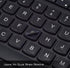 2PCS Universal English Keyboard Stickers Letters with Tweezer, Keyboard Stickers Black Background with White Lettering