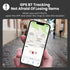 Bluetooth Tracker and Item Locator: Key Finder, Smart tag Item Finder Works with Apple Find My(only iOS Compatible),1 Year Replaceable Battery, Smart Tracker for Keys Bags Wallets Pet (Black-1pack)