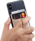 BIAJIYA Cell Phone Card Holder RFID Ring Stand Stick on Wallet for Back of Phone for iPhone, Android, All Smartphones