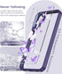 Shop Samsung A15 5G Case with Tempered Glass Protector, Military Grade Slim TPU & Hard PC, Purple Butterfly Design.