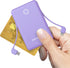 miisso 6000mAh Ultra Slim Power Bank, Built-in Cables, Card Size Portable Charger for Phones, 3 Output External Battery