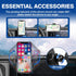 Autorder Car Phone Holder for 2024-2025 Jeep Wrangler JL/Gladiator JT, 12.3-Inch Screen, 360 Degree Rotation