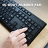 Perixx PERIDUO-716, Wireless Standard Keyboard and Optical Mouse Combo Set - Black