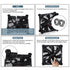 xiaoqijia 140mm 10 5V 12V IPX5 Dual Quiet Fan with Speed USB Fan DC Waterproof Fan PC Fan Portable Cooling Fan