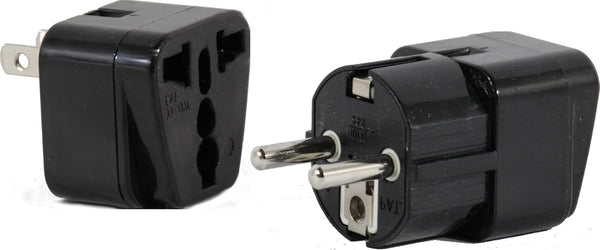US to Vietnam/South Korea Travel Adapter Plug for USA/Universal to Asia Type E (C/F) & A AC Power Plugs