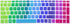 Keyboard Skin Compatible with 15.6" 2018 Flagship HP Pavilion, HP Envy x360, Rainbow