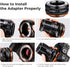 K&F Concept Lens Mount Adapter M42-NEX IV, Manual Focus for M42 Lens and Sony E Mount Camera Body