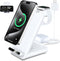 3 in 1 Wireless Charging Stand, Fast Wireless Charger for Apple Watch Ultra 10 9 8 7 6 SE 5 4 3, Made for iPhone