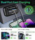 12V USB Outlet 2 PCS, Qidoe PD 20W Type-C and 18W QC3.0 USB Port Surface Mount Car Charger Socket 12V Power Outlet with Button Switch Waterproof 12V USB Panel for Car RV ATV Truck Marine Golf Cart