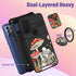 Phone Case for Moto G Pure/G Power 2022/G Play 2023, 2-Mushroom Skull, Thermoplastic Polyurethane, Kickstand, 6.5 inch,