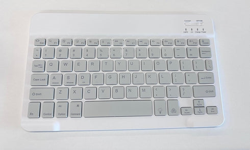 TECURS Bluetooth Keyboard and Mouse Combo for iPad, 7-Color Backlit Rechargeable Wireless Keyboard & Mouse