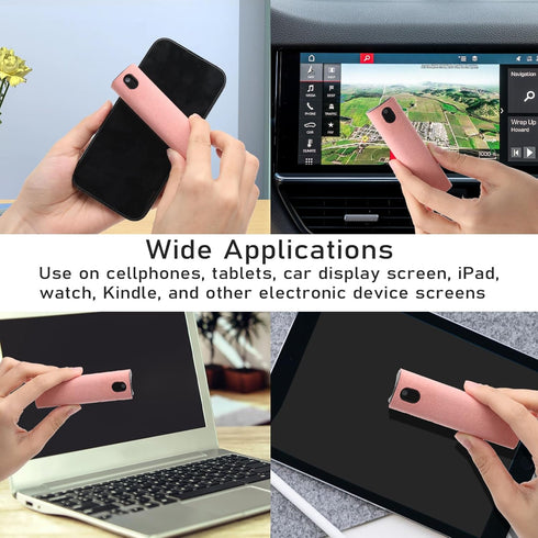 Screen Cleaner Spray, Touch Screen Mist Cleaner for Cellphone, Laptop, Tablet, Watch, Car Display Screen, Monitor (Pink)