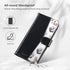 ULAK iPhone 13 Pro Wallet Case for Women, Premium PU Leather Flip Cover with Card Holders and Kickstand Feature, Black