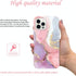 JIAXIUFEN Gold Sparkle Glitter Case, Compatible with iPhone 12 and 12 Pro, Slim Shockproof TPU Soft Rubber Cover, Pink