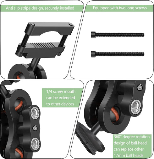 RNVEASS R2-4K, R2-4K R2-4K Dash Cam Mount, Aluminum Rearview Mirror Bracket Installation Kit, for Rove PRO and Dual Car