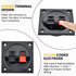 SATUY 4 2.2 2-Way Pcs Speaker Box Terminal Cup, Square Spring Subwoofer Box, Binding Post Cup Connector with Sponge