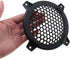 SING F LTD 4 Inch Black Circle Car Speaker Grill Cover - Pack of 4, Plastic Mesh Protective Case for Subwoofer