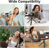 Heliora 4 Multifunctional Smartphone Video Kit, with Universal Phone Desktop Tripod with Dual Phone Holders and Cold