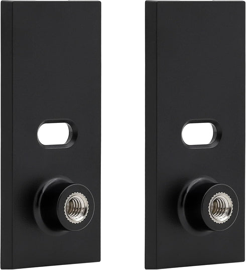 Holicfun 1/4 Inch-20 Threaded Mount Adapter for Spotlight Cam Pro and Plus, 2 Pack, Black