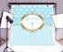 Yeele 4x4ft Cross God Bless Backdrops for Photography, Infant Baptism Peace Pigeon Blue Stripes Background for Baby