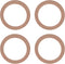 OLYCRAFT 4pcs MDF Car Speaker Spacer Rings, Universal Wooden Speaker Spacer Rings for Cars, Boats, Trucks - 5.7 Inch