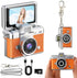 Generic 1.47" LCD Flip Screen Retro Keychain Camera, 32GB Card, Built-in Flash &