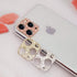 Omorro Bling Lens Protector for iPhone 12 Pro Max, 3D Glitter Crystal Diamond Camera Cover, Rose Gold (2 Pack)