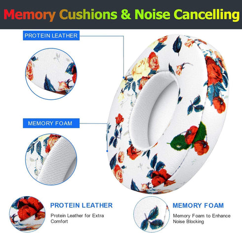 Solo3 Ear Pads Cushions Replacement for Beats Solo 2 & 3 Wireless Headphones, Memory Foam Earpads