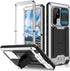 Aluminum Metal Waterproof Case for Samsung Galaxy S22 Ultra 5G, Shockproof Military Heavy Duty Protector with Sliding