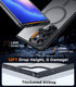 Temdan Magnetic Case for Samsung Galaxy S23 Ultra, Military Grade Drop Protection, Non Slip, Shockproof Black