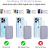 HiWe for MagSafe Wallet, Magnetic Card Holder for iPhone 15/14/13/12 Series, Minimalist Leather Wallet, RFID Blocking