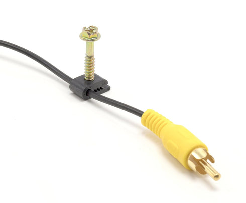 THE CIMPLE CO Mini Wire Cable Clips, Electrical Wire Clip and Fastener, 1/10 in (3 mm), Black (50 pieces)