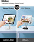 OCYCLONE 4.7"-13" Phone Stand, Adjustable Height and Angle Foldable Cell Phone Stand Holder for Desk, Taller iPhone
