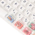 PBT 123 Keycaps, Cartoon Cute Keys, Universal Compatibility, XDA Like Height for 61 87 96 98 104 108 Mechanical