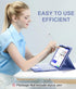 iPad 10th Generation Case with Keyboard (10.9", 2022), Multi-Touch Trackpad, Detachable Keyboard Folio Cover with