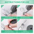 YUDANSI 2PC 16ft Hand Tear Self Adhesive Cable Straps, 0.6 inch Wide Free Cut Length Cord Organizer, Fastening Cable