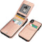KIHUWEY Wallet Case for iPhone X/Xs - Premium Leather with Credit Card Holder, Heavy Duty Protective Cover (Rose Gold)
