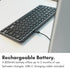 Macally Bluetooth Keyboard for Mac, Premium Multi Device Keyboard for MacBook Pro/Air, iMac, iPad, Laptop, and PC