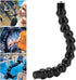 Milltrip 12-Section 1/4in Flexible Arm Mount Monopod, Gooseneck Camera Mount, Adjustable Sports Camera Holder, Screw
