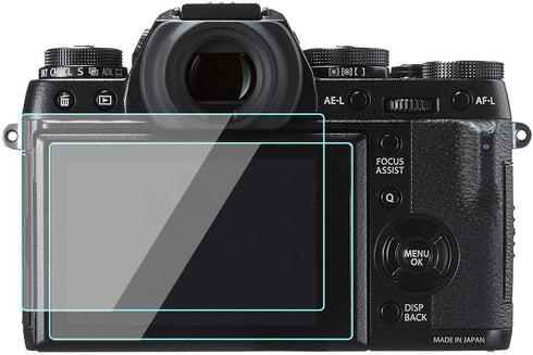 Screen Protector for Fujifilm X-T1 X-T2 Camera (3 Pack), 9H Tempered Glass Anti-Bubble