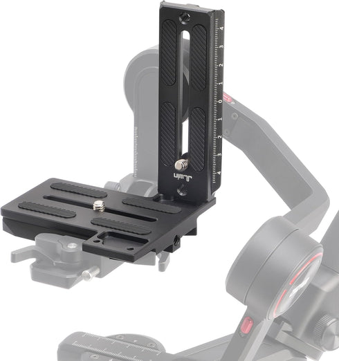Fotga L-Shape Bracket Quick Release Mount Plate for Zhiyun Crane 2 3 LAB Weebill 2 3 Weebill-S, DJI Ronin SC2 RS2